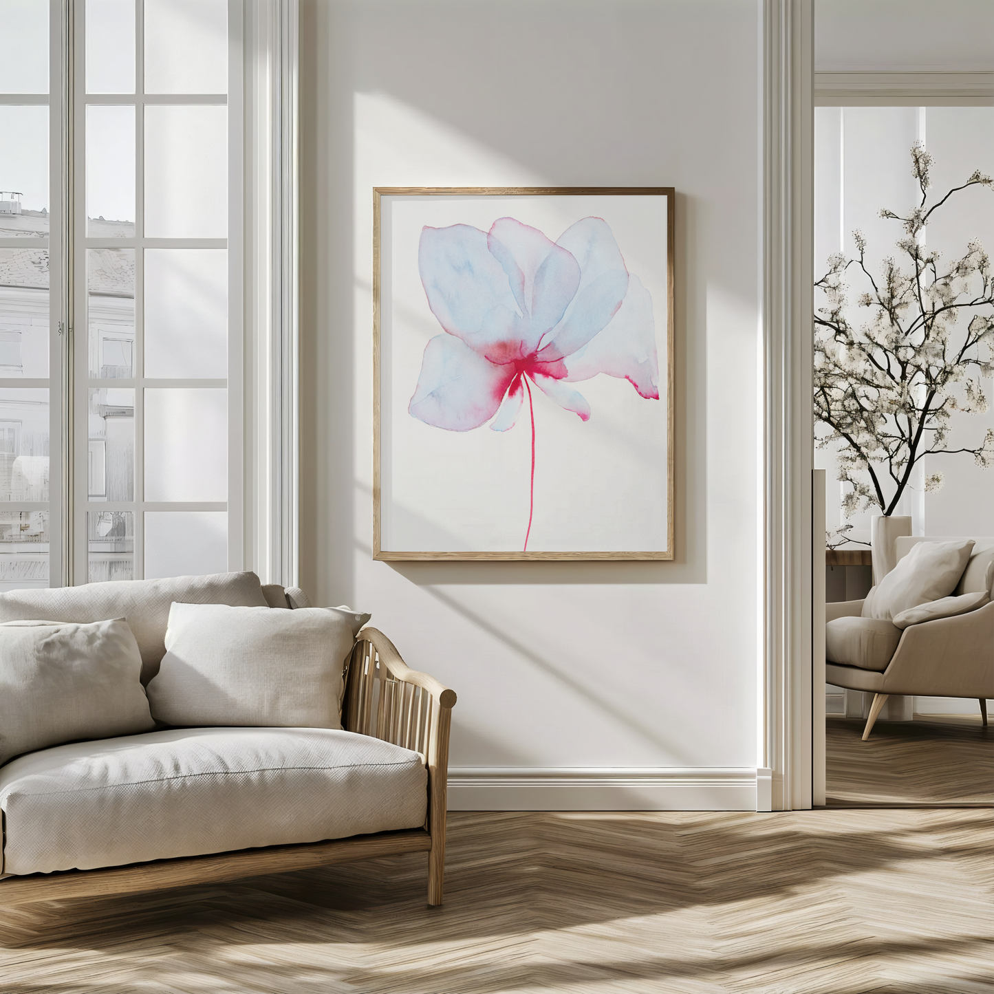 Skyblomst – Kunstprint