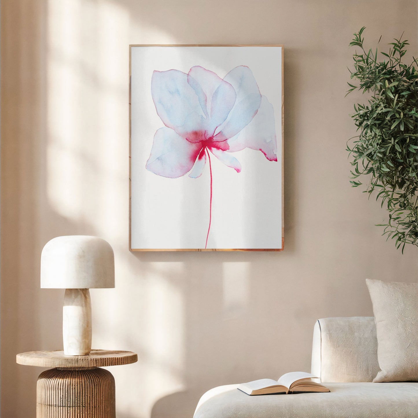 Skyblomst – Kunstprint