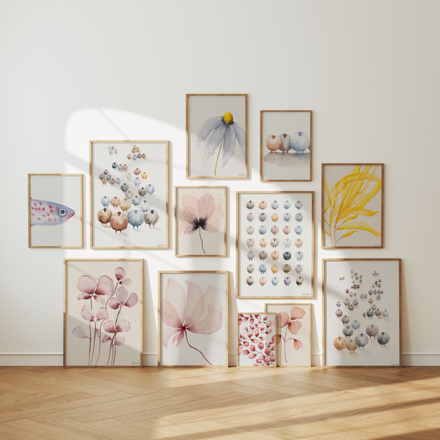 Originale akvarelmalerier - unik kunst til dit hjem